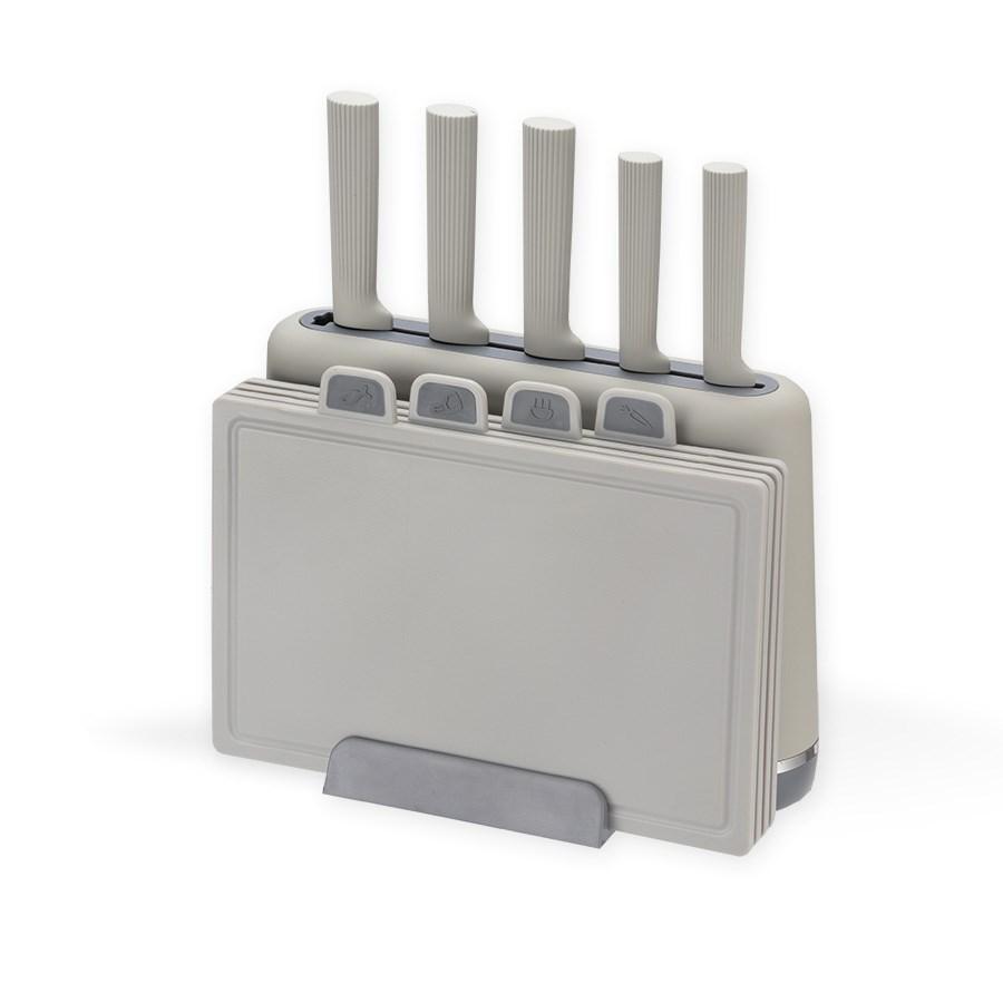 Zestaw nozy i desek na podstawce MR-1412-GREY MAESTRO
