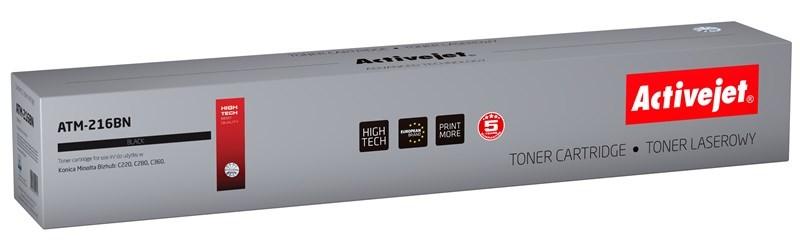 Toner til laserprinter Activejet ATM-216BN – sort, kompatibel med Konica Minolta TN216BK (Supreme), 29.000 sider