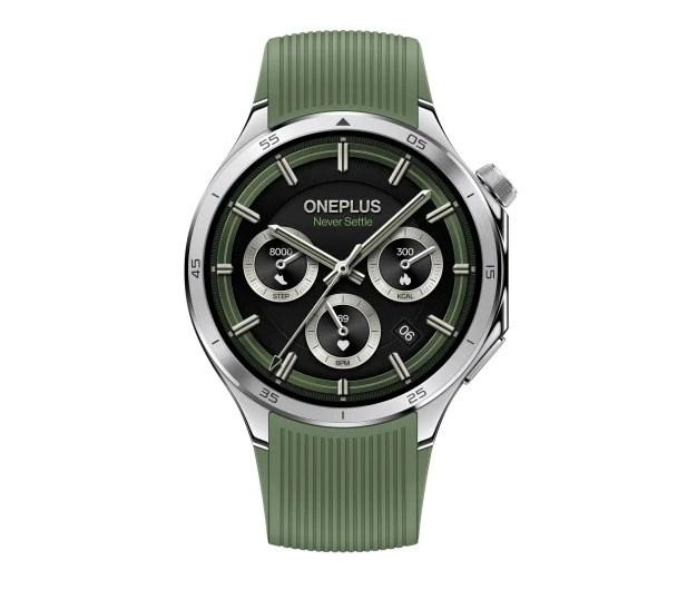 Smartwatch OnePlus Watch 3 – 1,5" AMOLED, GPS, grøn 46 mm