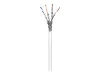 Netværkskabel bulk CAT 6 S/FTP 100 m – Goobay, hvid billede