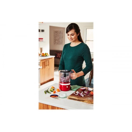 Hakkemaskine KitchenAid 1,19 l – imperialrød, trådløs