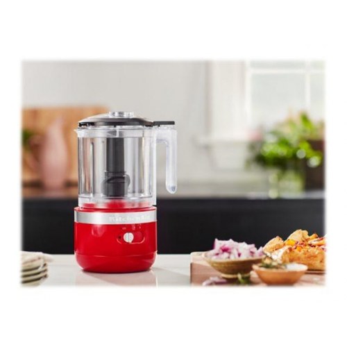 Hakkemaskine KitchenAid 1,19 l – imperialrød, trådløs