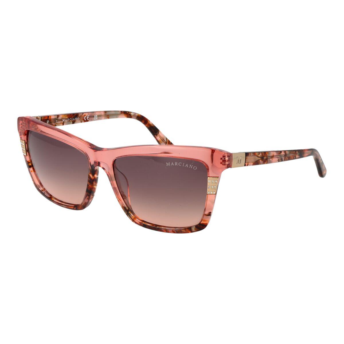 Solbriller dame Guess by Marciano GM00010 5774F - pink, rektangulær