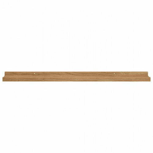 Væghylde vægmonteret 4 stk. brun 80 x 9 x 3 cm i konstrueret træ