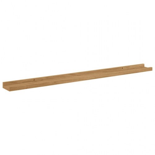 Væghylder 4 stk - brun 100 × 9 × 3 cm i konstrueret træ