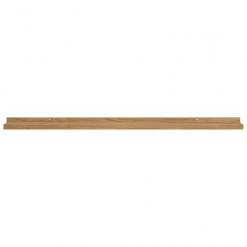 Væghylder 4 stk - brun 100 × 9 × 3 cm i konstrueret træ