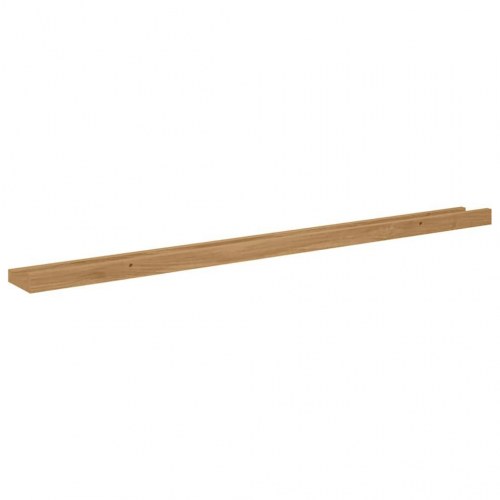 Væghylder 4 stk - brun 100 × 9 × 3 cm i konstrueret træ