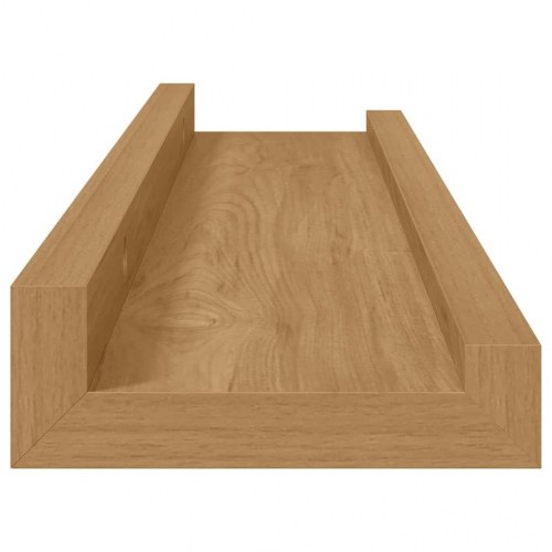 Væghylde vægmonteret 4 stk. brun 40 x 9 x 3 cm i konstrueret træ