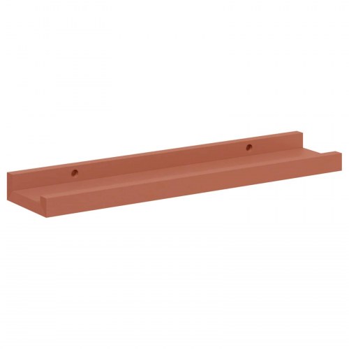 Væghylder 4 stk - rød 40 × 9 × 3 cm i konstrueret træ