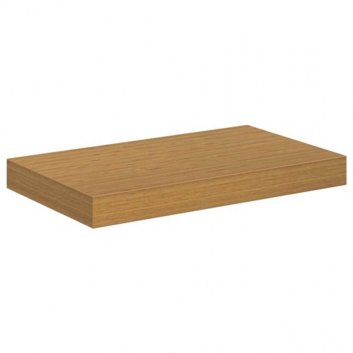 Væghylder 2 stk - beige konstrueret træ, 40 × 23,5 × 4 cm
