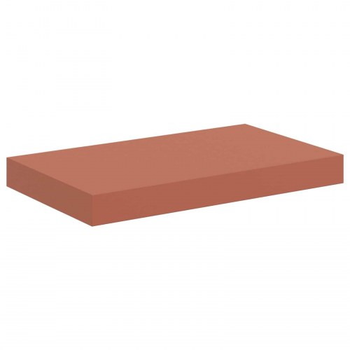 Væghylder 2 stk - rød 40 × 23,5 × 4 cm i konstrueret træ