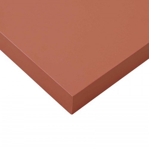 Væghylder 2 stk - rød 40 × 23,5 × 4 cm i konstrueret træ