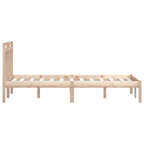 Sengeramme 180 x 200 cm Super King i massivt fyrretræ