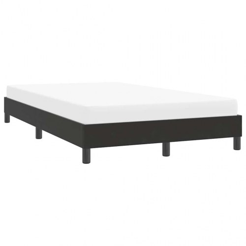 Sengeramme 120 x 220 cm i sort fløjl med lamelbund