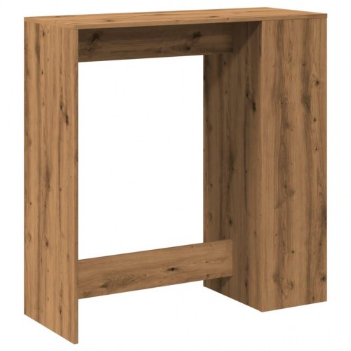 Barbord med opbevaring 101 x 40 x 103,5 cm - egetræslook