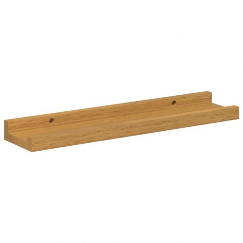 Væghylder 4-pak i beige - 40 × 9 × 3 cm, konstrueret træ
