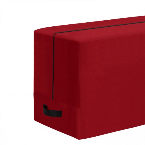 Juletræsopbevaringspose til træ op til 270 cm, vandafvisende 600D oxford, rødt