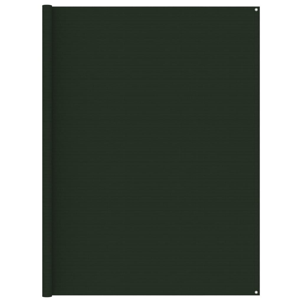 Telttæppe 250x250 cm mørkegrøn