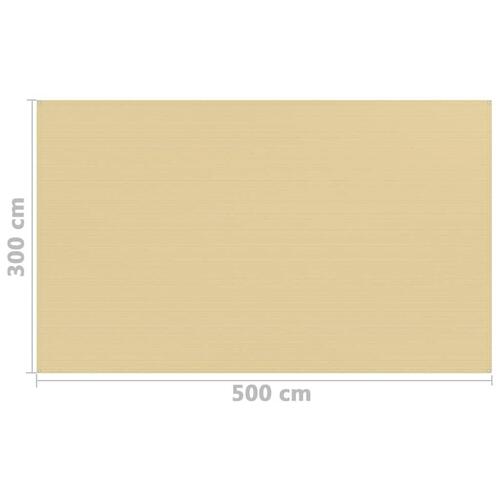 Telttæppe 300x500 cm beige