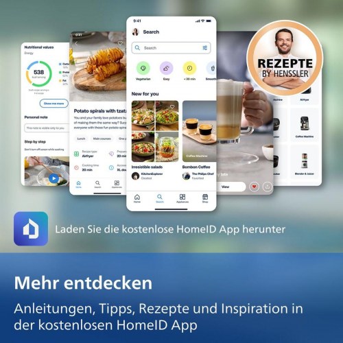 Airfryer Philips NA353/10 - Hvid, 9 l