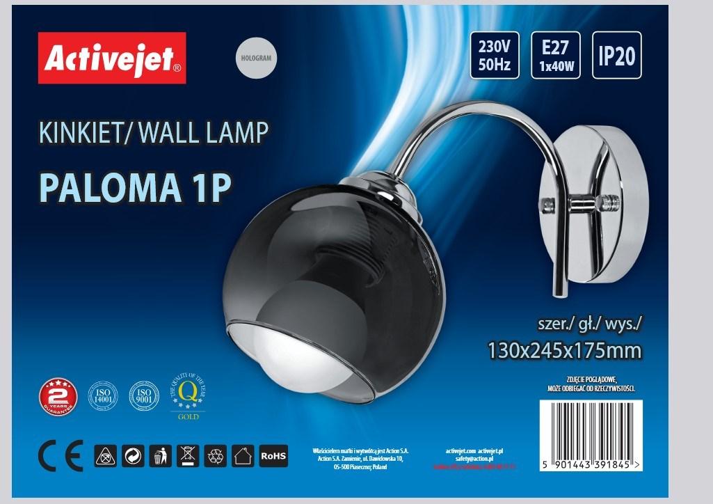 Væglampe Activejet Paloma 1P E27 1×40 W, IP20