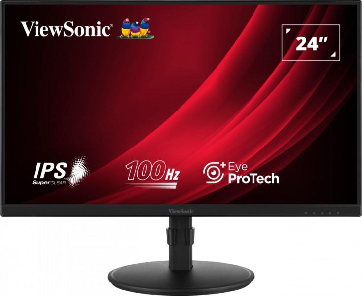 Skærm ViewSonic 24" VG2408A-MHD - IPS, 100 Hz, Full HD, HDMI/DP/VGA, højdetik billede