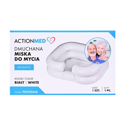 Oppustelig vaske-bækken, ActionMed ADVANCE - hvid