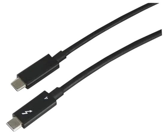 USB-C Thunderbolt 4 kabel 2 m - Lenovo, 40 Gbit/s, sort
