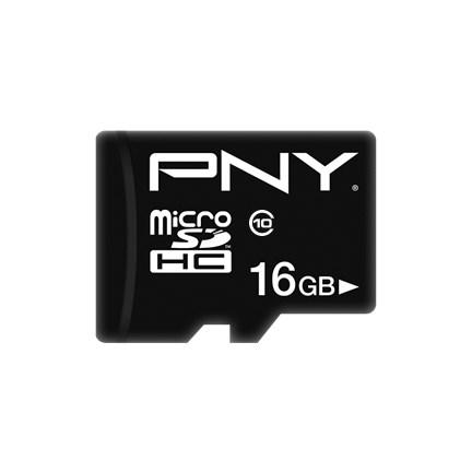 Hukommelseskort microSDHC 16 GB - PNY Performance Plus Class 10 billede