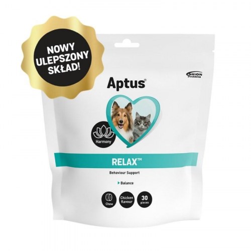Kosttilskud til hund og kat – Aptus Relax Stress, 30 stk