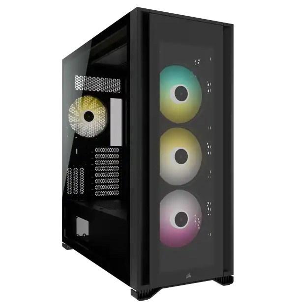 PC kabinet Corsair iCUE 7000X RGB – Full Tower, hærdet glas, sort billede