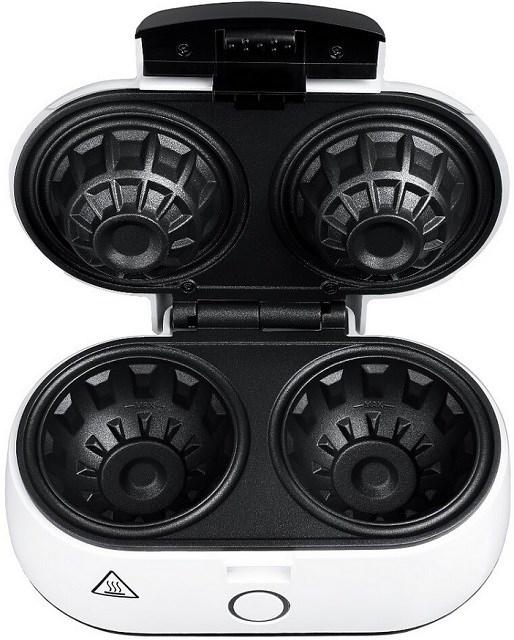 Vaffelskåljern Adler AD 3062 – hvid, non-stick, 1.400 W