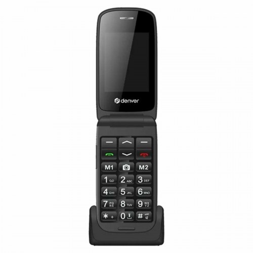 Trykknap mobiltelefon Denver BAS-24600L 2,4" - sort