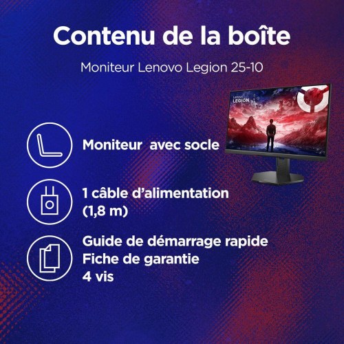Skærm Lenovo Legion 24,5" Full HD 120 Hz (67D4GAC3EU)