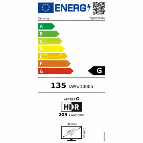 Smart TV Samsung 75" QLED 4K Ultra HD HDR (TQ75Q7F5)