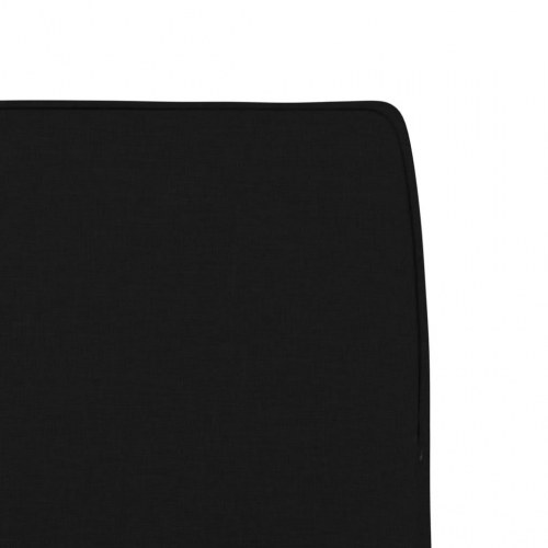 Loungestol i stof - sort, 52 × 75 × 76 cm
