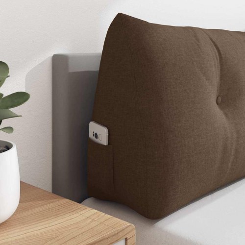 Rygpude Brun 200 x 24 x 50 cm Stof