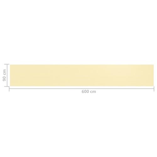 Altanafskærmning 90x600 cm HDPE beige