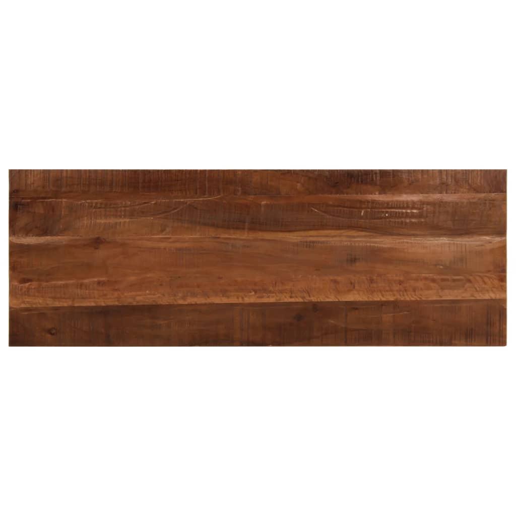 Bordplade 160x50x3,8 cm rektangulær massivt genbrugstræ