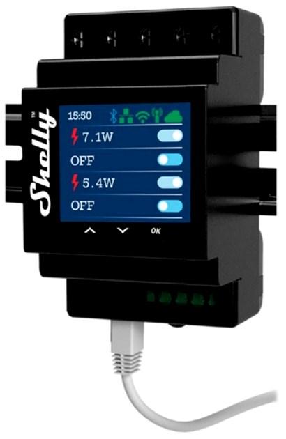 Smart home controller Shelly PRO 4PM - 4 kanaler med energimåling