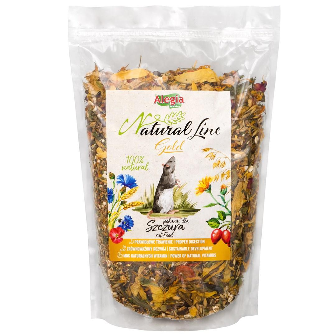 Smådyr foder til rotter – Alegia Natural Line Gold 2,2 kg billede