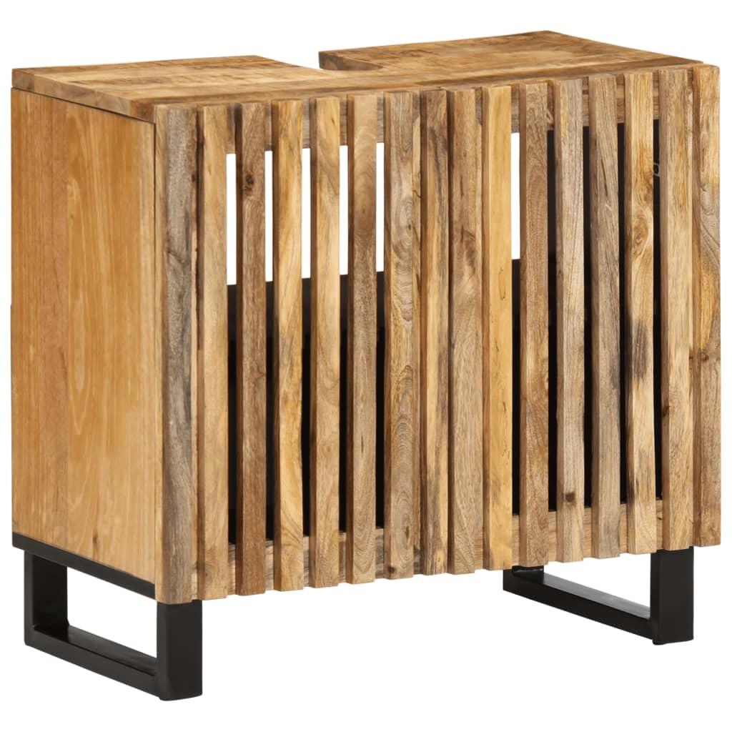 Underskab til vask 62x34x58 cm massivt ru mangotrÃ¦