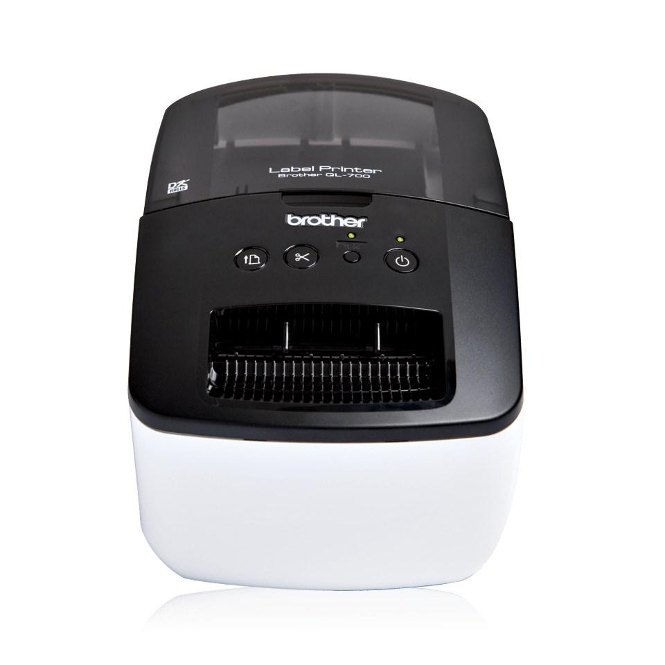 Etiketprinter Brother QL-700 – direkte termisk, 300 × 300 dpi, 150 mm/sek. billede