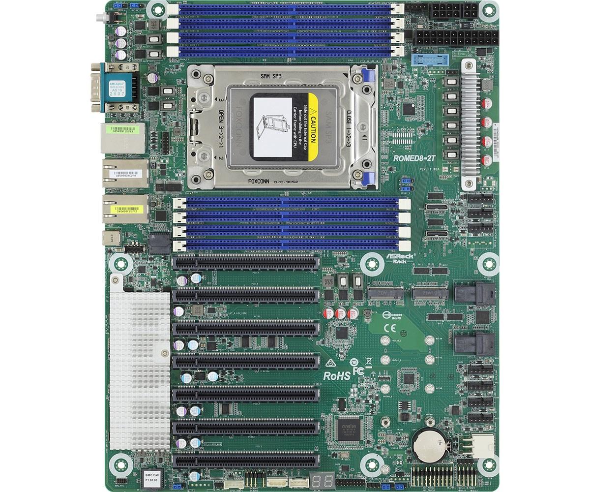 Bundkort Asrock ROMED8-2T LGA 4094 ATX billede