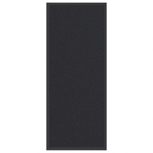 Dørmåtte 60 × 150 cm - sort, skridsikker og vaskbar