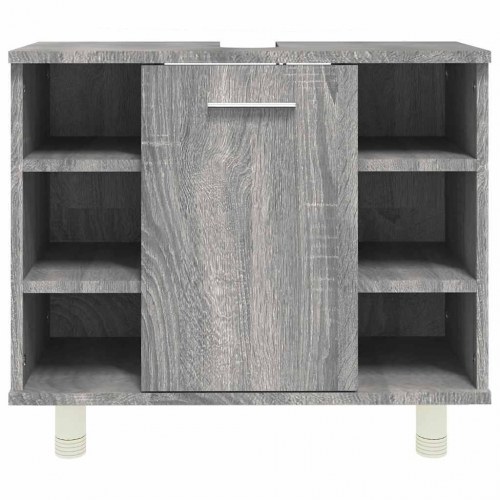 Badeværelsesskab 60 x 32 x 53,5 cm - grå sonoma-eg