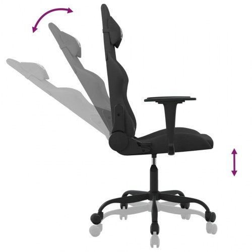 Gamingstol stof sort