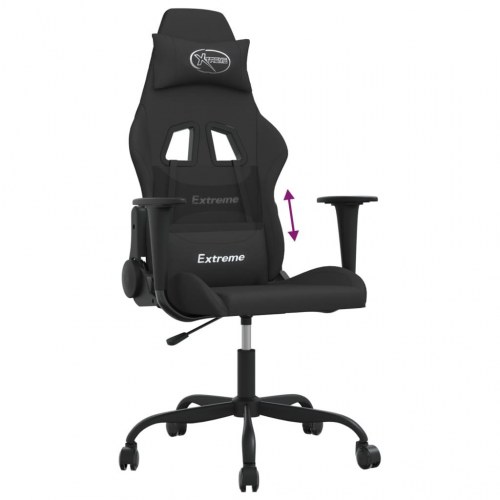 Gamingstol stof sort