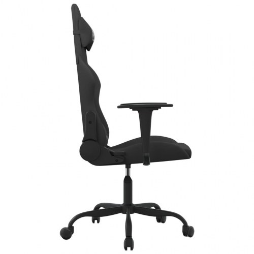 Gamingstol med massagefunktion stof sort