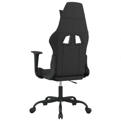 Gamingstol med massagefunktion stof sort
